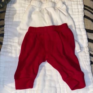 White and Red pants